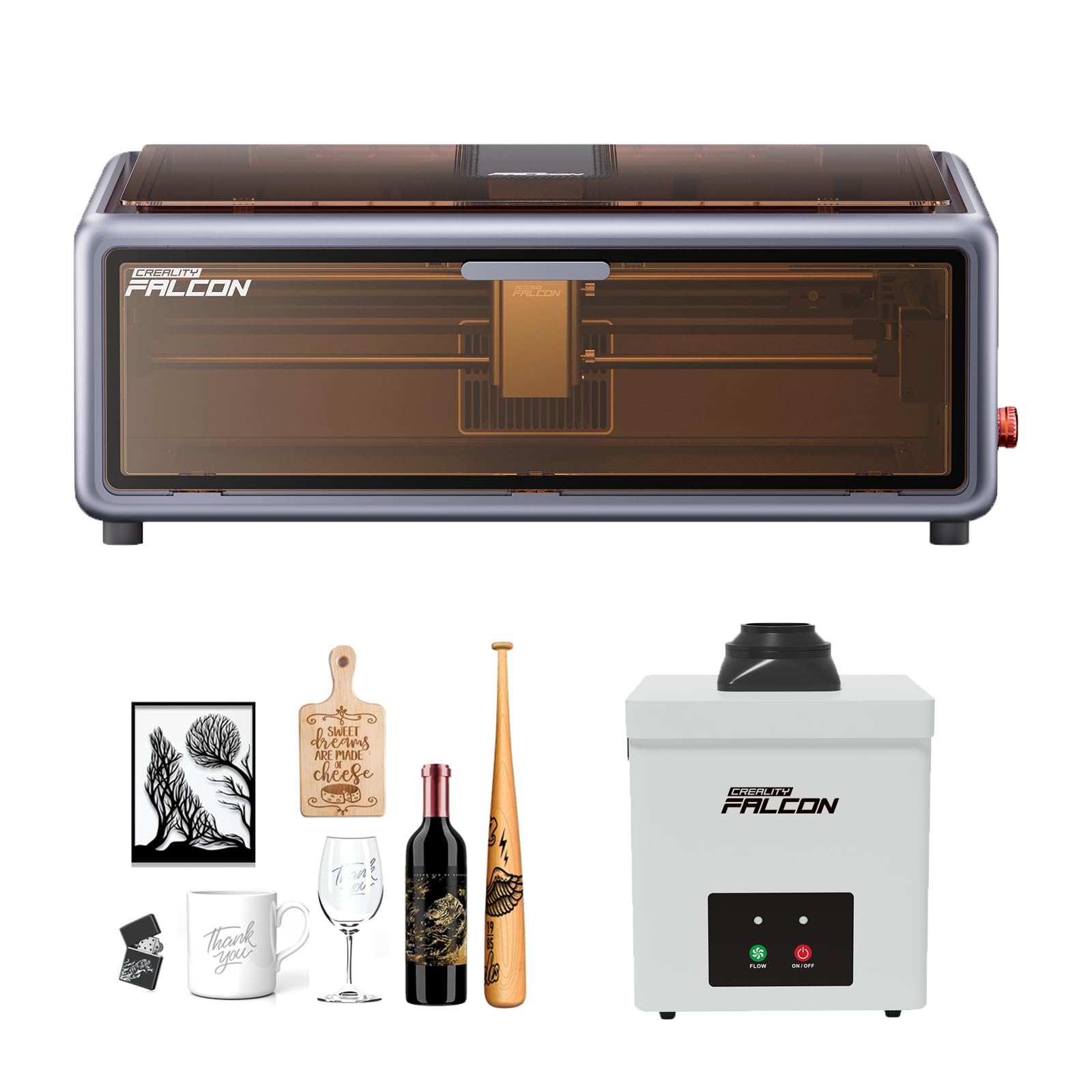 Amazon.com: Creality Falcon A1 10W Laser Engraver, Enclosed Laser